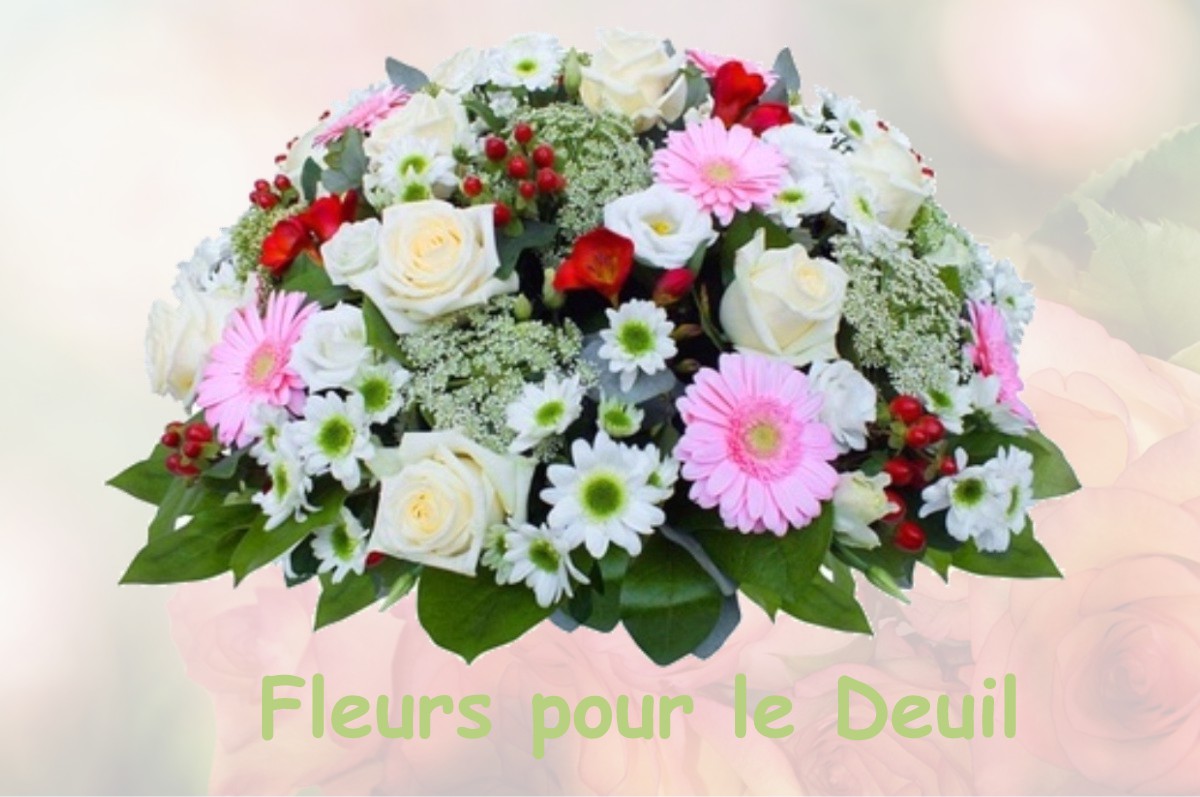 fleurs deuil MALANGE